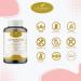 Lazarraga Menopause Capsules | 180 Vegetarian Capsules for Hormone Balance Mood Support & Bloating Relief | 3-Month Treatment for Hair Loss in Women - Buy Online on GoSupps.com