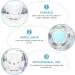 FRCOLOR 3 Pcs Nail Art Crystal Cup Glass Container with Lid Liquid Powder Dappen Dish Manicure Care Tools Nail Tech Clear Fingernail Polish Nail Art Dish Cup White With Cover Cup Bowl 5.5x5.5cmx3pcs Whitex3pcs - Buy Online on GoSupps.com