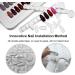 Detachable Nail Polish Color Chart Display Book 120 Colors Nail Gel Polish Sample Display Book No Need Glue/No Need Pasting with Nail Display Stand 14 Color Card Clip Sheet 150 Replace Nail Tips - Buy Online on GoSupps.com