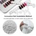Nail Display Diagram Book - 120 Colors Removable Nail Color Swatch Palette for Professional Use - Buy Online on GoSupps.com