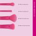 Real Techniques Limited Edition High Shine Mini Brush Kit - 4 Piece Travel Size Set for Liquid & Powder Makeup Coverage - Buy Online on GoSupps.com
