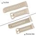 6 Pack Sport Bands Compatible with Fitbit Ionic - Replacement Soft Silicone Wristbands for Men and Women - Rose Gold, Silver, Gold, Black, Gray, Slate - Large - Buy Online on GoSupps.com
