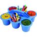 Deflecto Caddy Cup Blue 6 Pack - 12.1 x 5.3 x 9.6 - Organize and Store Efficiently - Buy Online on GoSupps.com