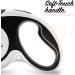 Buy Bluzelle 5m Roller Leash with Reflector Strips for Small Dogs | Ergonomic One-Hand Brake 360 Carabiner Hook Nylon Belt - Ideal for Dogs up to 20kg - Buy Online on GoSupps.com
