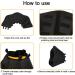 Ndegh Soft Pet Recovery Cone Collar for Large Dogs & Cats - Adjustable & Protective - Ideal for Post-Surgery & Wound Healing - X-Large Black - Buy Online on GoSupps.com