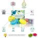 NAVANA Shower Steamers Gift Set - Relaxation and Well-Being with Rose, Lavender, Chamomile, Lemon, Eucalyptus, and Peppermint Essential Oils - 520g - Buy Online on GoSupps.com