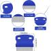 Pet Flea Comb for Cat Dog 3 PCS Fine Tooth Comb Grooming Set Tear Stain Remover for Cat Dog Pets Float Hair Tear Marks Tick Removal Tool - Buy Online on GoSupps.com