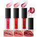 3 Colors Hydrating Lip Gloss Set Crystal Jelly Lip Oil Tinted Nourishing Long Lasting High Shine Smooth Soft Liquid Lipstick for Plumper Looking Lip Care Women Makeup