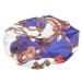 Beaupretty Silk Slags Nights Sleeping Hood Shower Haube With Elastic Band Breathable For Women Salon Hair Care Hat Headmaster (Blue)