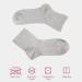 Cosyfeel Women Loose Diabetic Socks | 4-Pack Neuropathy Ankle Socks for Ladies | Super Soft Eco-Friendly Bamboo Material | Durable with Seamless Toe | Multicolour Patterns | 4 Seasons 7-9 1/2 LIGHT GREY - Buy Online on GoSupps.com
