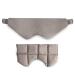 Luna Weighted Eye Mask Cooling & Heated Sleep Mask | Lightweight & Comfortable Eye Mask for Sleeping | Travel Essentials with Eye Mask Adjustable Strap | Sleep Eye Mask & Migraine Mask Grey