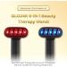 GLO24K 6-IN-1 Beauty Therapy Wand for the Face Eyes and Neck I Based on Dual LED Light Therapy Thermal Vibration and Micro-Current Technologies I Award Winning for Best Product - Buy Online on GoSupps.com
