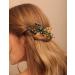 Dazzling Emerald Green Crystal Hair Vine Comb - Wedding Hair Accessory for Women by Deniferymakeup - Buy Online on GoSupps.com