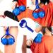 EKSMA 4 Massage Balls with Knobs - Self-Massage Roller for Back Legs Feet & Hands | Muscle Pain Relief Tool - Buy Online on GoSupps.com