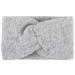 styleBREAKER women knit headband with soft finish and twist knot detail hairband headband 04026043 color:Light-Grey