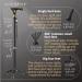 iSPUO Octi Smart Alarm Walking Cane | Telescopic & Adjustable | USB Direct Charge, LED Light | 3-in-1 for Men & Women | Seniors Walking Stick | Light & Stable Black - Buy Online on GoSupps.com