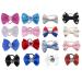 netproshop mane elastics decorated with bows and pearls/crystals color: light blue