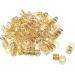 B Blesiya Lots 100 Pieces Hair Clip Rings Decorations Braid Hair Loops Headband Accessories Braiding Metal Cuffs Gold 10x8 mm 1 count (Pack of 100) Gold - Buy Online on GoSupps.com