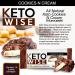 Keto Wise Fat Bombs with MCT Oil, Low Fat & Carb Chocolate Snack - Cookies N Cream (16-Pack) - Buy Online on GoSupps.com