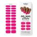 MOYOU LONDON Semi Cured Gel Nail Wraps 20 Pcs Gel Nail Polish Strips for Salon-Quality Manicure Set with Nail File & Wooden Cuticle Stick (UV/LED Lamp Required) - Cosmo