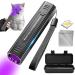 HUHKOUAE Wood's Lamp pet cat dog Wood's Black light Flashlight cat Ringworm Detector Doctor Pet Urine Detector for Analyzing Skin Dog Cat Care Bed Bug Inspect.