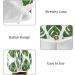 Green Monstera Leaf Hair Towel 2 Pack - Super Absorbent Quick Dry Hair Turbans for Women & Girls - Buy Online on GoSupps.com