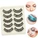 FRCOLOR 40 Pairs diamond false eyelashes false lashes natural look false eyelashes with rhinestones lash extensions women eyelash fake lash chemical fiber hard stem With diamond gem - Buy Online on GoSupps.com