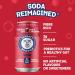 Thirsty Buddha Soda Prebiotic Soft Drink Pop Soda - Vegan - Non-GMO - Low Sugar Soda - Low Sugar Drinks - Fibre Rich Diet Soda - High Fibre Diet Pop - Caffeine Free Soda - Vintage Cola 355ml Can - 12 Count Case - Buy Online on GoSupps.com