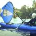 Dilwe Kayak Wind Sail  108cm Foldable Transparent Window Canoe Sail for Kayaks  Canoes  Inflatable Boats  etc - Buy Online on GoSupps.com