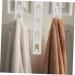 FUNOMOCYA 2pcs Door Hook Towel Rack Coat Hangers Closet Hooks for Wall Punch Hook Towel Hook Door Back 29.5X5CM White - Buy Online on GoSupps.com