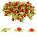 KALLORY 500pcs Hair Clip Decals Hair Pin Sewing Supply Flowers for Crafts Modeling Scarf Red 3.00X2.00X1.80CM - Buy Online on GoSupps.com