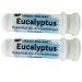 Urban ReLeaf Eucalyptus Essential Oil Aromatherapy Nasal Inhalers Set of 2 Pure Undiluted Australian Myrtaceae Oil Easy Open Snap Top. Made in USA. Alcohol-Free. No Mess. Pocket Size.