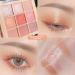 Eyeshadow Palette - Creative Shimmer Eyeshadow Palette | Natural Eye Makeup Nude Multicolour Long Lasting Eyeshadow for Beginners - Buy Online on GoSupps.com