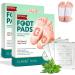 Foot Patches 20pcs Foot Pads 100% Natural Organic Feet Patches Relieve Body Stress Improve Sleep Quality Enhance Blood Circulation Remove Body Toxins