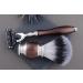 Complete Vintage Style Men's Shaving Set - Synthetic Brush Triple Edge Razor Engraved Bowl & Soap | Free Alum Stick Pencil - Buy Online on GoSupps.com