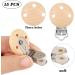 15 Piece Wooden Baby Pacifier Clips for Clothes and Suspender Soothers - Buy Online on GoSupps.com