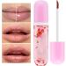 Fruit Oil Transparent Moisturizing Lip Care Product | Natural Lip Makeup for Wedding Banquet Party Environmentally Friendly Portable Lip Care Product - Buy Online on GoSupps.com