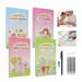 THEYUUKI Magic Book English 4 Pieces Children Magic Book Handwriting Practice Books For Children Magic Exercise Book English Magic Exercise Book With Pen With 8 Refills 1 Pen Pen Holder