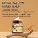120g Organic Tallow Balm & Honey Balm - Wrinkle Defense Cream for Face & Body | Pure Moisture Skin Care - Buy Online on GoSupps.com