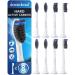 Toothbrush Heads Active Charcoal Hard Compatible with Philips Sonicare Toothbrush Heads - Replacement Heads for Natural Cleaning - Hard Brush Heads - White - HX9058-8 Pack White 8 Count (Pack of 1)