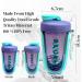 Qavi Protein Shaker Bottle 590ml - Tritan Material, BPA Free, Leakproof & Odourless - Green - Buy Online on GoSupps.com