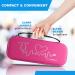 Primacare Pink Stethoscope Case with Vital Supplies - Portable Nursing Kit with Multiple Compartments - Buy Online on GoSupps.com