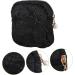 Healeved Sanitary Napkin Storage Bag Menstrual Liner Pads Pouch Nursing Pad Pouch Lip Balm Holder Bag Sanitary Pouch Bags Storage Bag Large Cotton Linen Cosmetic Coin Purse Travel Black 11x11x3cm - Buy Online on GoSupps.com