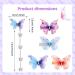 Shop Wllhyf 8-Piece Butterfly Hair Accessories Set - Movable Fabric Butterflies with Removable Rhinestones - International Shipping Available - Buy Online on GoSupps.com