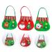 ORFOFE 3pcs Christmas Bag Candy Bags Present Bag Candy Pouch Xmas Tote Bag Cloth Party Supplies