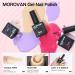 Morovan Acrylic Nail Set - Complete Starter Kit with Acrylic Powder Nail Lamp Drill & 4 UV Polish Colors for Beginners - Buy Online on GoSupps.com