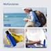Livfa 100ml Empty Travel Bottles with Flip Cap - 5 Pack Blue Plastic Containers for Cosmetics & Liquids - Buy Online on GoSupps.com