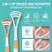 Ronavo Tongue Scraper Set - 8 BPA-Free Tongue Cleaners for Adults & Kids | Reduce Bad Breath & Improve Oral Care - International Shipping Available - Buy Online on GoSupps.com