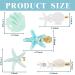 12-Piece Shell Pearl Starfish Hair Clip Set - Resin Alligator Hair Clips for Girls & Women - Buy Online on GoSupps.com