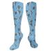 Lemurs compression socks for women & men circulation 15-20 mmHg is the best support for athletic running cycling